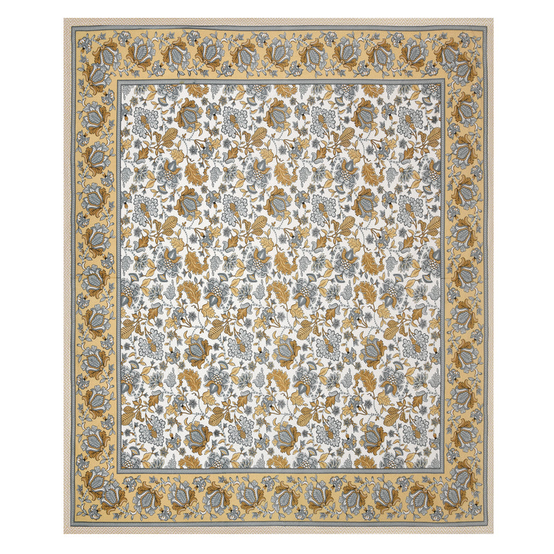 Fabby Decor Designer Kingsize Printed Pure Cotton Bedsheet