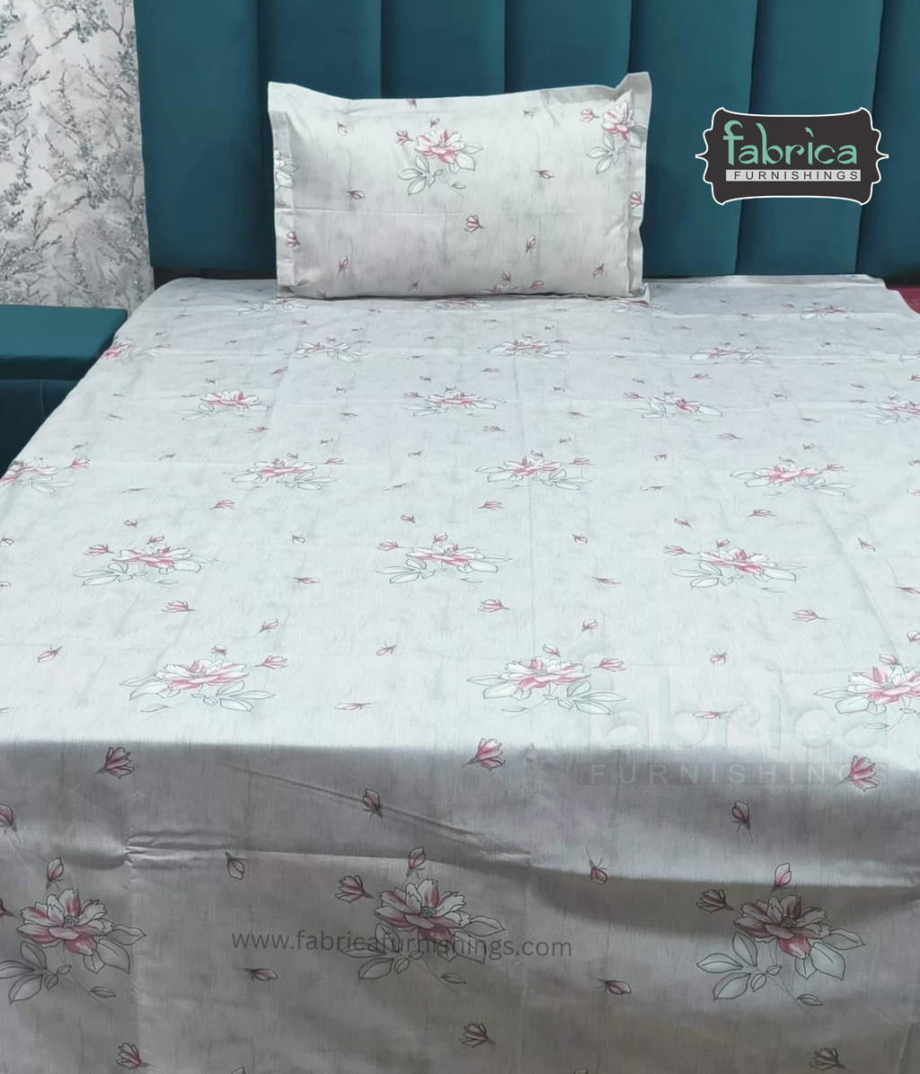 Export Cotton  Printed Single Bedsheet