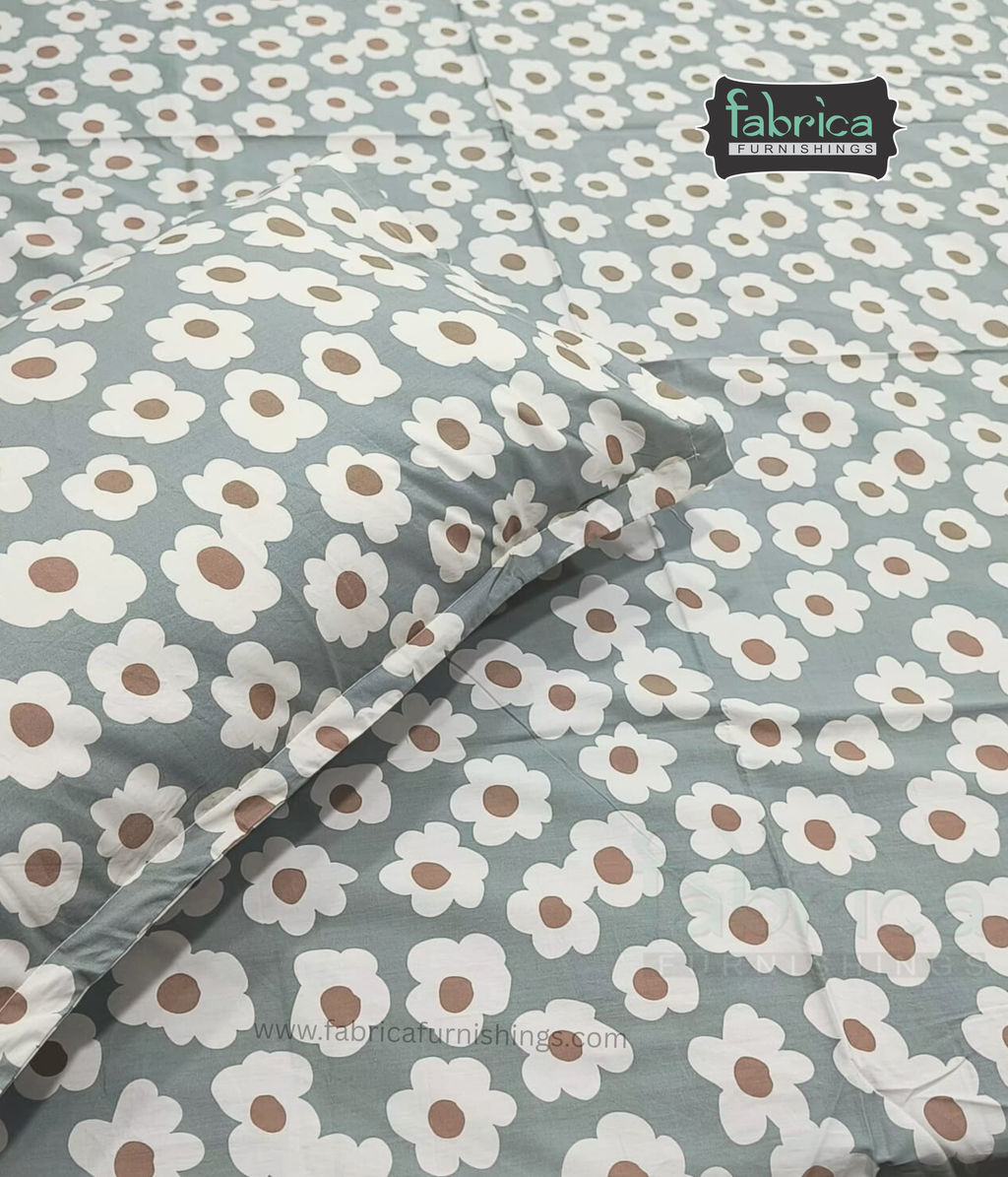 Export Cotton  Printed Single Bedsheet