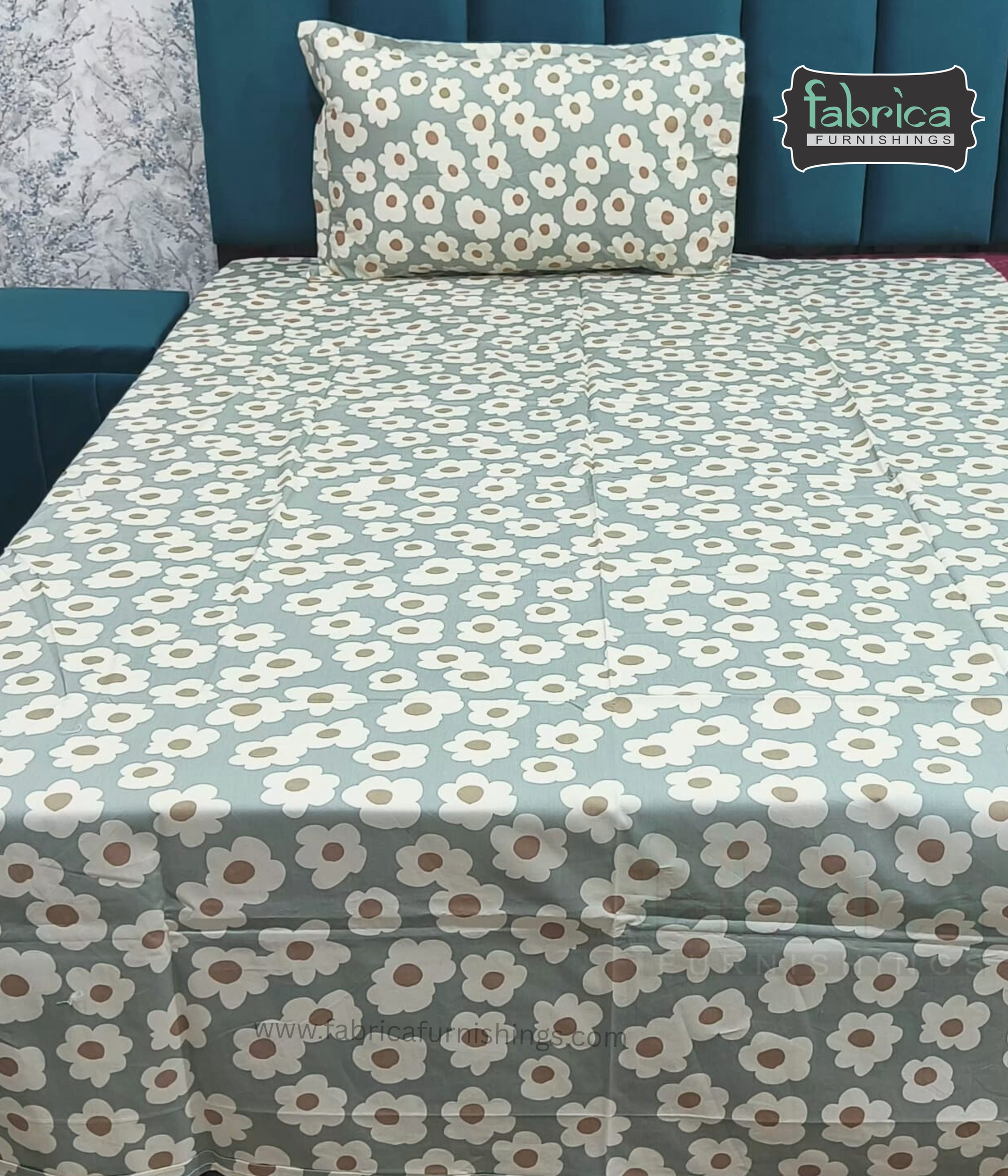 Export Cotton  Printed Single Bedsheet