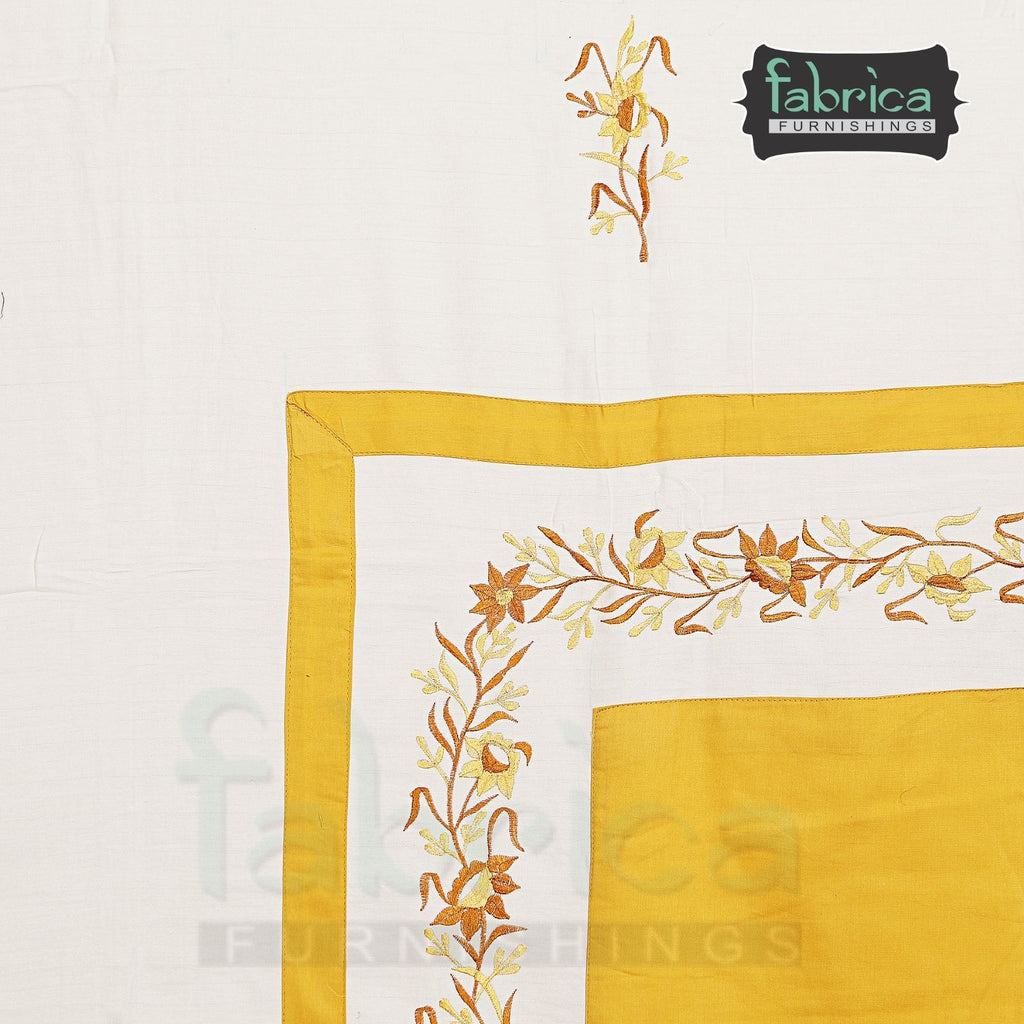 Fabby Royal Designer Embroidered king Size Bed Sheets