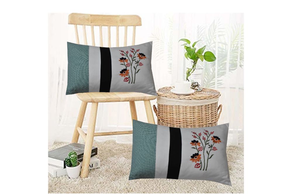 Royal Cushion Covers(Set of 2 With Filler) 