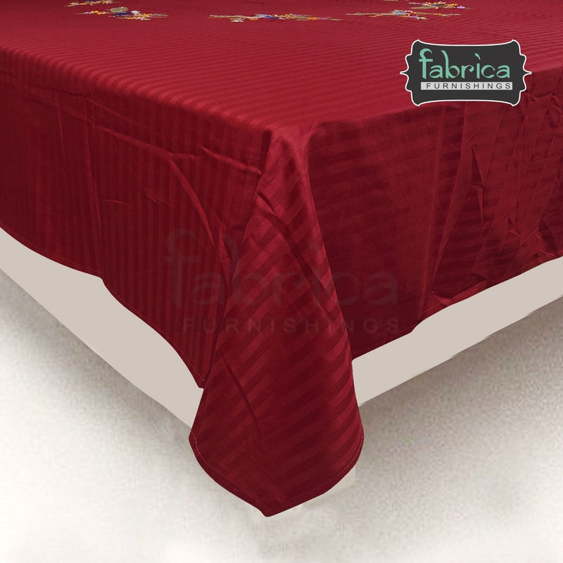 Fabby Peacock Embroider Double Bed King Size Bed Sheets