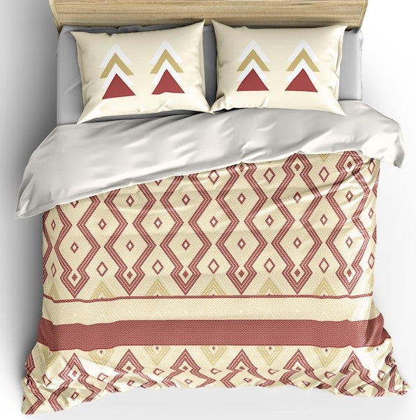 Fabby Decor Designer Super Kingsize Printed Pure Cotton Bedsheet (300TC)