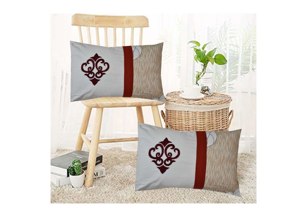 Royal Cushion Covers(Set of 2 With Filler) 