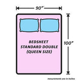 Urban Dots Pure Cotton King Size Printed Bedsheet