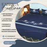 FABBY HOME DESIGNER KINGSIZE EMBROIDER/PATCHWORK BEDSHEET