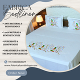 Fabby Decor Classic Embroider Cotton Designer King Bed Sheets