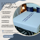 Fabby Decor Cotton Designer Embroidery king Size Bedsheets