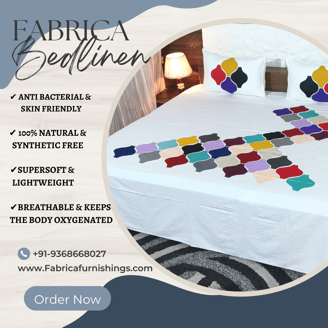 Fabby Royal Designer Patchork king Size Bed Sheets