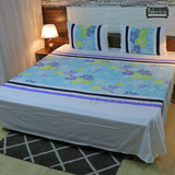 FABBY DECOR CLASSIC PRINT COTTON DOUBLE BED QUEEN SIZE BED SHEETS