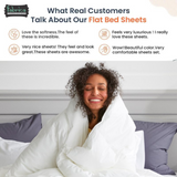 Petal Paradise Queen Size Pure Cotton Printed Bedsheet