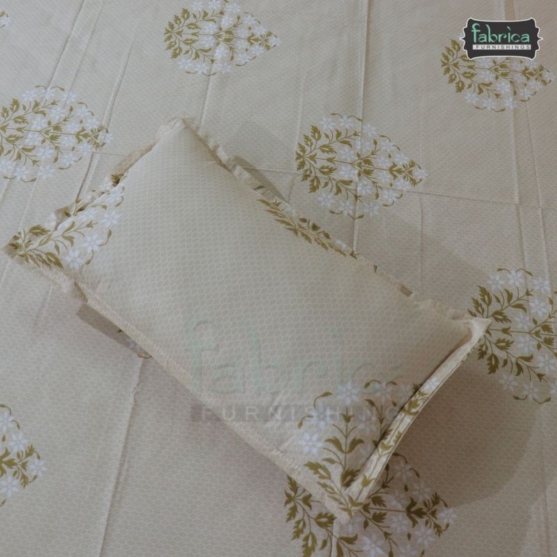 Fabby Decor Designer Print Cotton Super King Size Bed Sheets