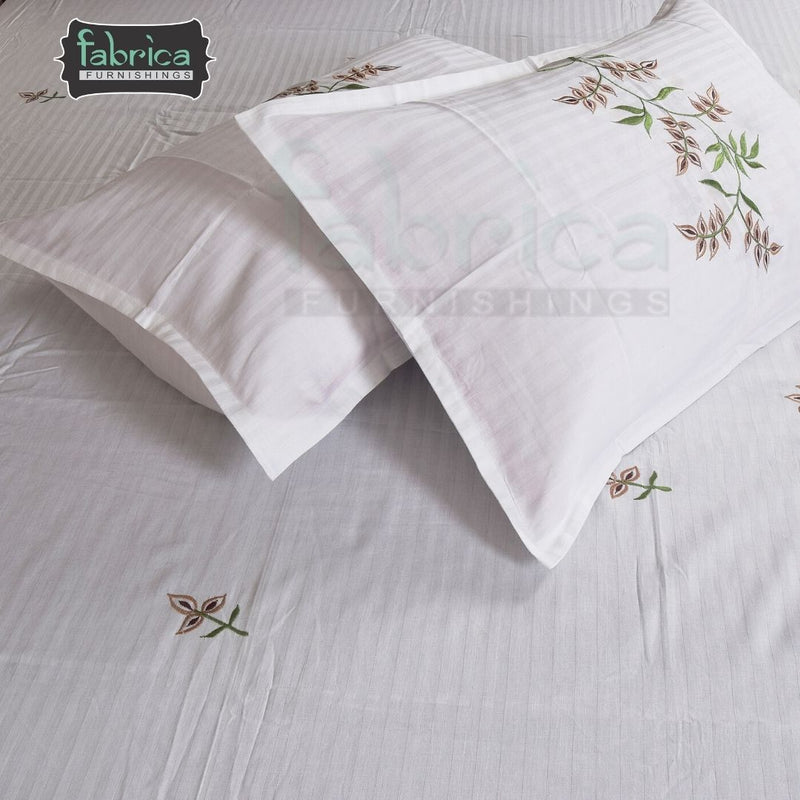 Decor Designer Embroidered Cotton king Size Bed Sheets