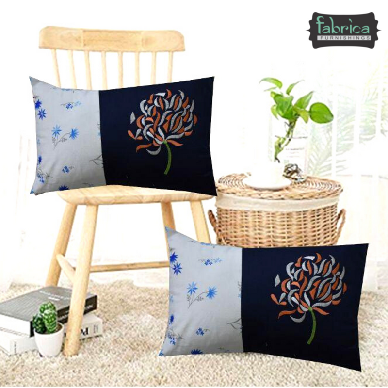 Royal Cushion Covers(Set of 2 With Filler)