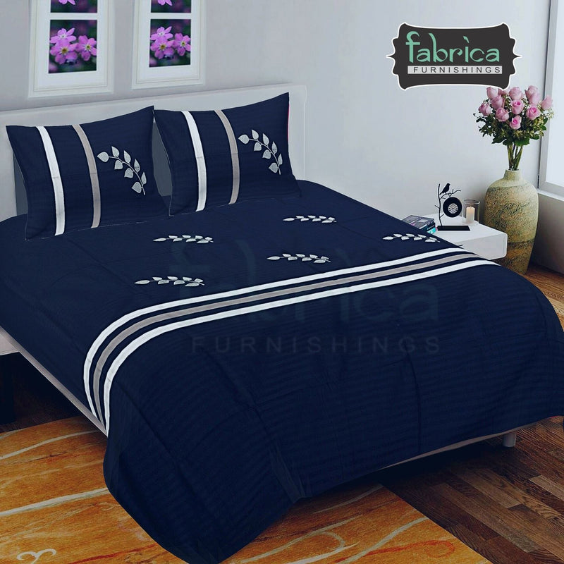 Fabby Royal Designer Embroider king Size Bed Sheets