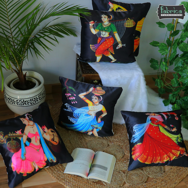 ANITA'S ROYAL CUSHION COVERS (SET OF 5).