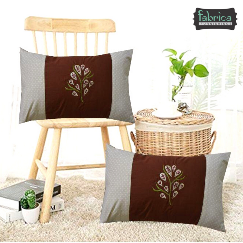Royal Cushion Covers(Set of 2 With Filler)