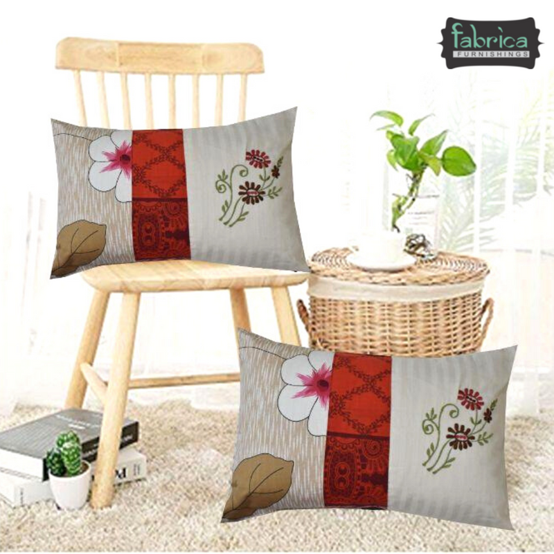 Royal Cushion Covers(Set of 2 With Filler)