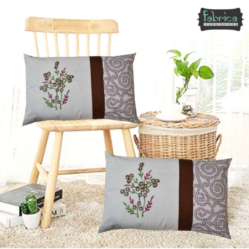 Royal Cushion Covers(Set of 2 With Filler)