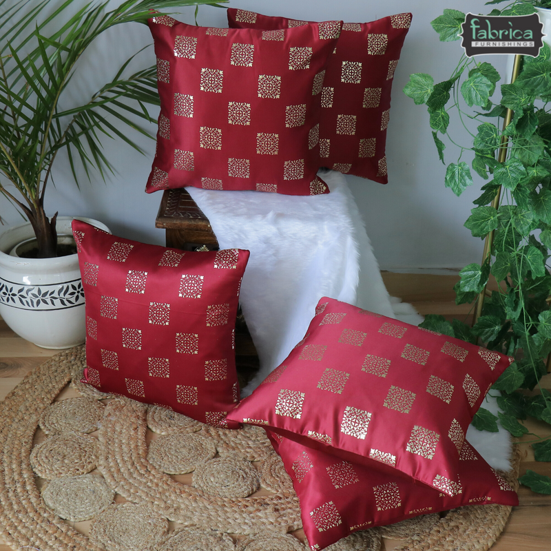 ANITA'S ROYAL CUSHION COVERS (SET OF 5).