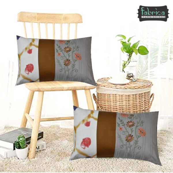 Royal Cushion Covers(Set of 2 With Filler)