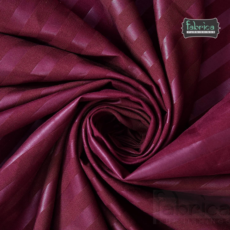 Fabby Home Pure Cotton Self Striped Single Bed Sheets