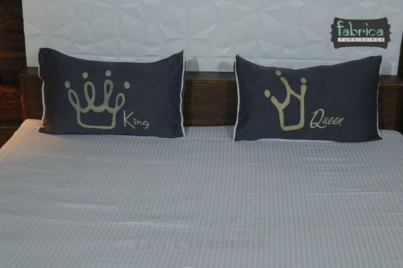 King and Queen Love only Pillow Cover Pair