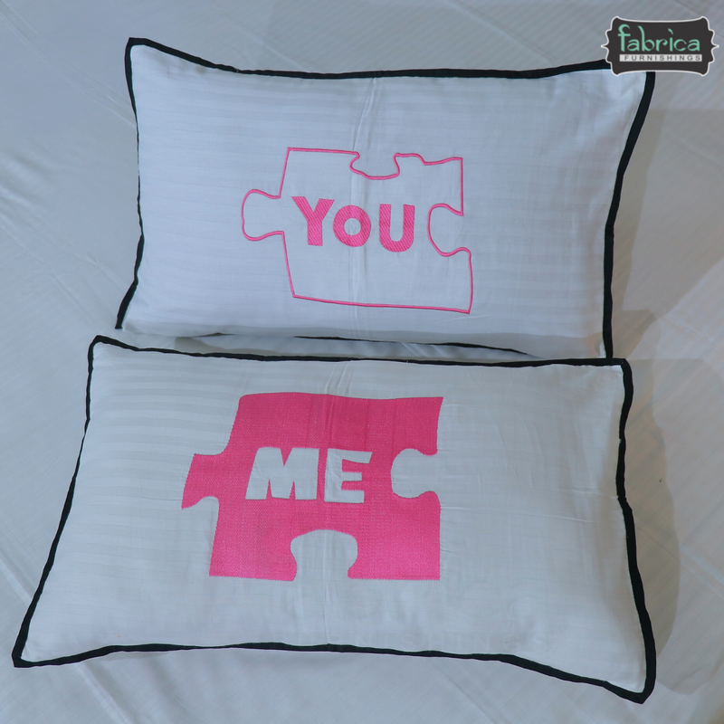 Me and You Pillow Cover Pair only