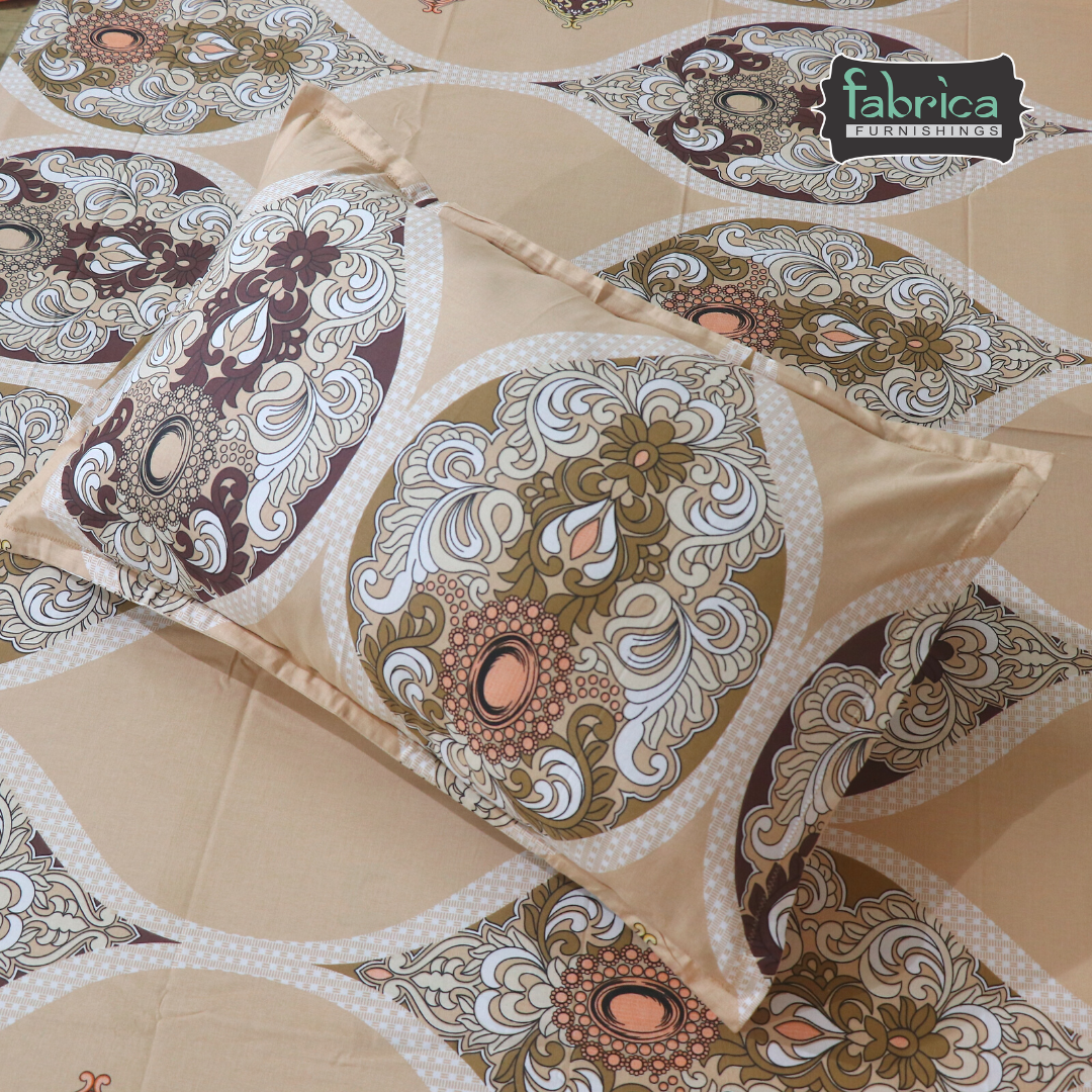 Decor Classic Print Cotton Double Bed Queen Size Bed Sheets