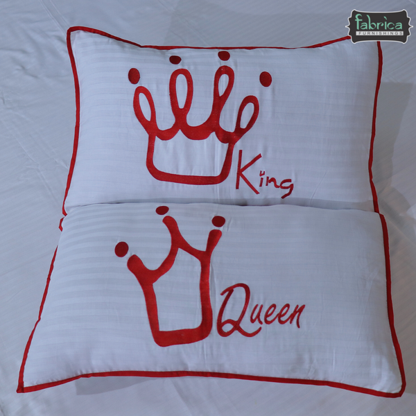 King and Queen Love only Pillow Cover Pair