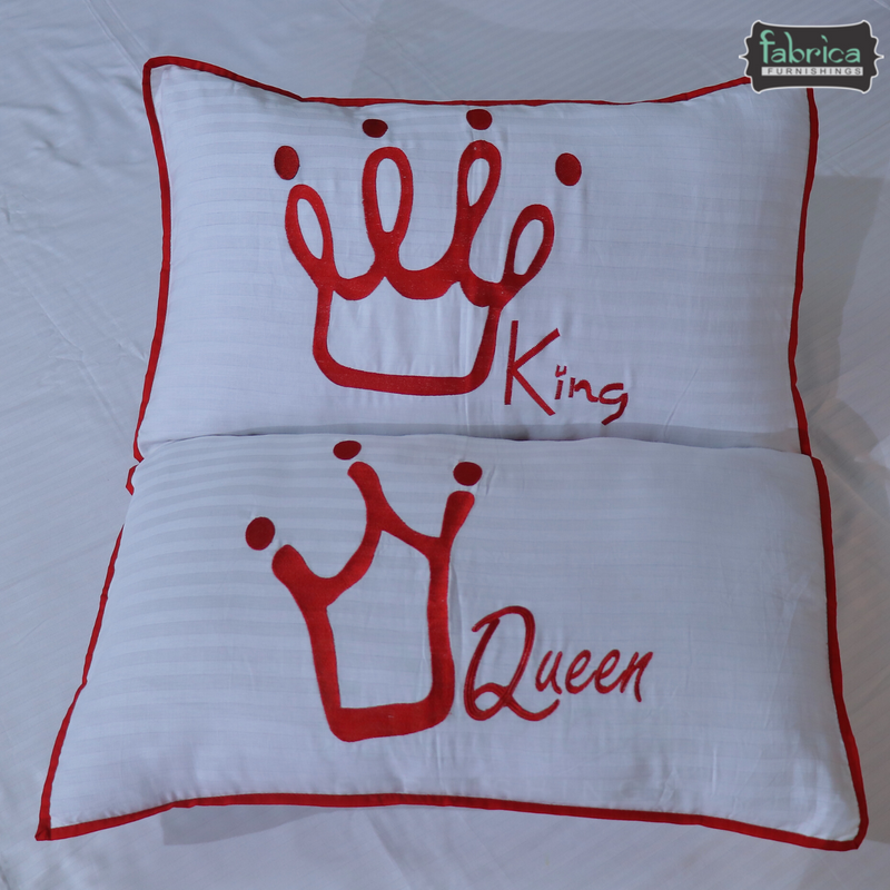 King and Queen Love only Pillow Cover Pair
