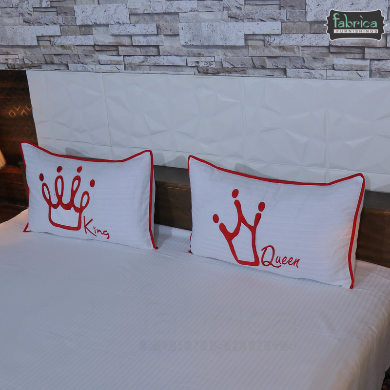 King and Queen Love only Pillow Cover Pair