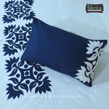 Fabby Decor Cotton Designer Embroidery Patchwork Kingsize BedSheet