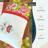 Fabby Royal Designer Embroidery Cotton king Size BedCover Set