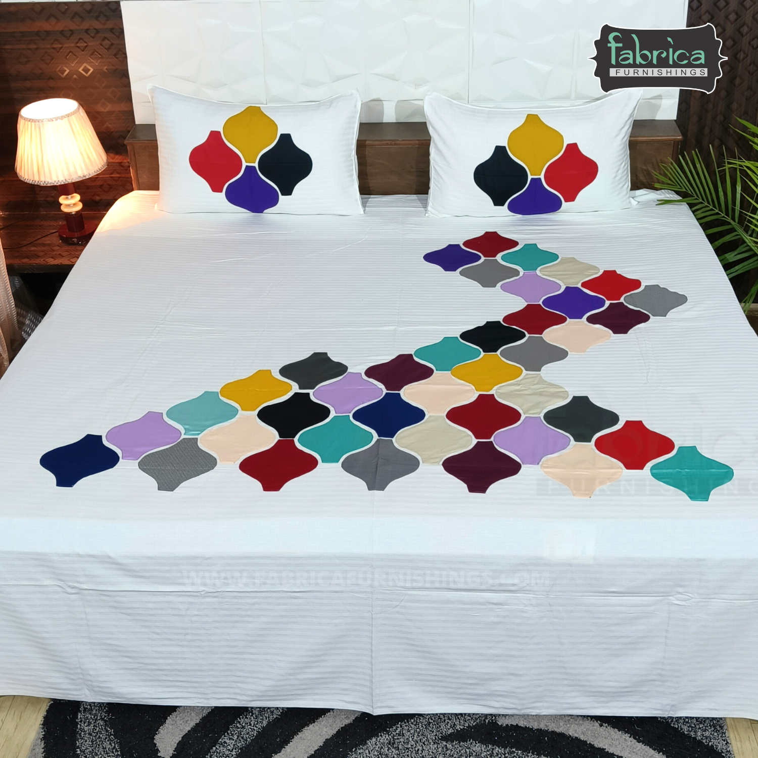 Fabby Royal Designer Patchork king Size Bed Sheets