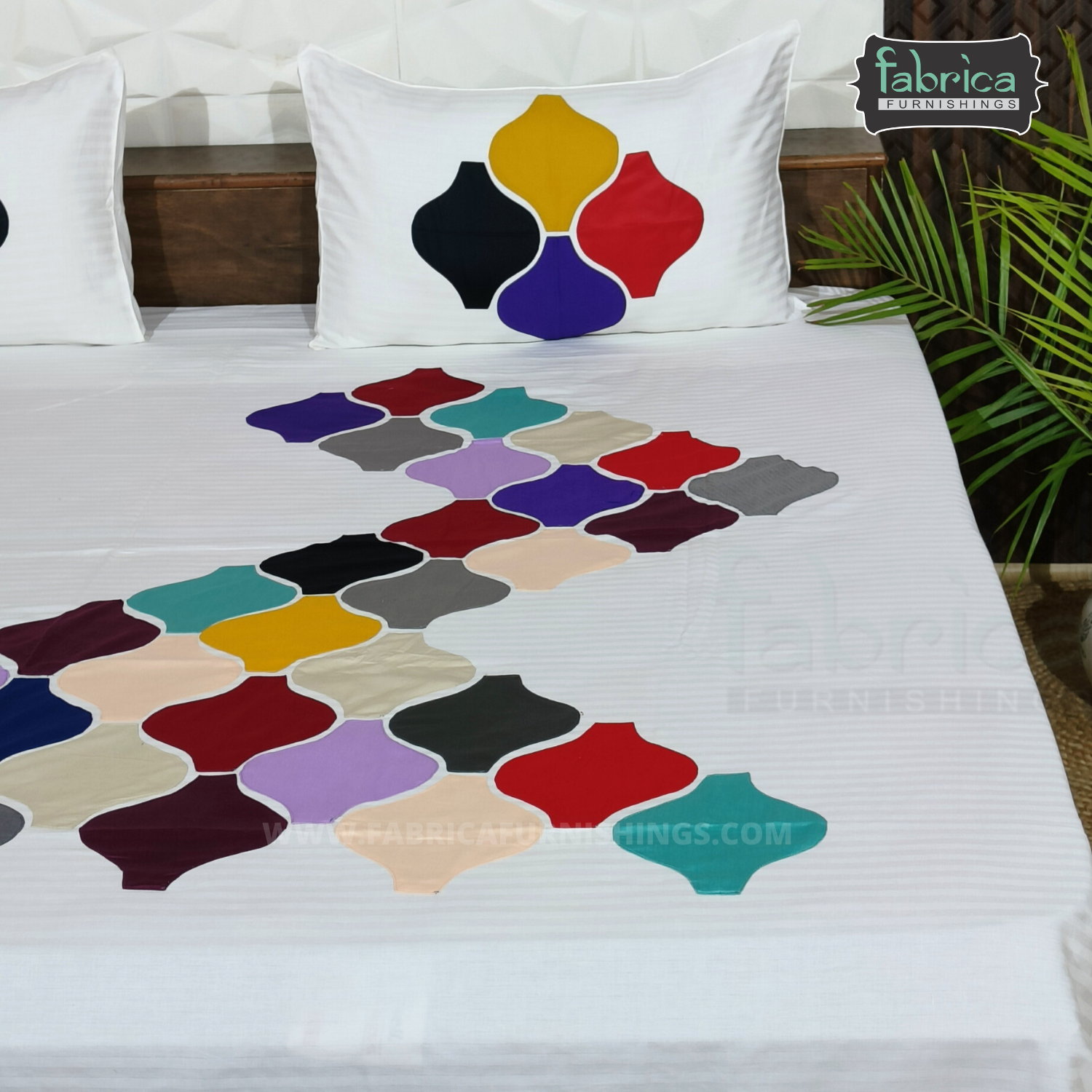 Fabby Royal Designer Patchork king Size Bed Sheets