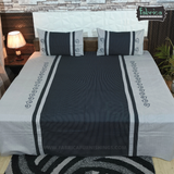 Fabby Royal Designer Embroidery king Size Bed Sheets