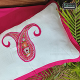 Decor Designer Mix & Match Embroidery Kingsize Double Bedsheet