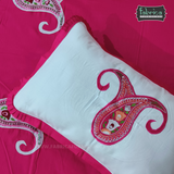 Decor Designer Mix & Match Embroidery Kingsize Double Bedsheet