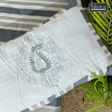 Decor Designer Mix & Match Embroidery Kingsize Double  Bedsheet