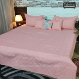 Fabby Decor Stylish Designer Bedcover with Cushions