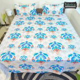 Fabby Decor Designer Print Cotton King Size Bed Sheets