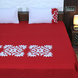 Fabby Decor Designer Embroider King Size Bed Sheets